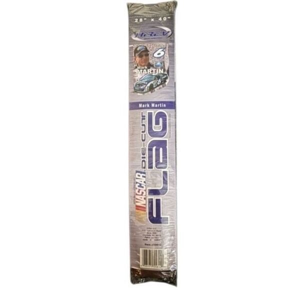 Mark Martin 28” x 40” NASCAR Die-Cut Flag *New* - Picture 1 of 4